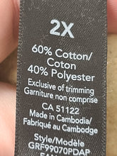 Charger l&#39;image dans la galerie, 22-4378, 2x, Robe Style Coton ouaté, Neuf !
