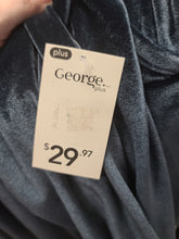 Charger l&#39;image dans la galerie, 22-4386, 3x, Robe Style Velour
